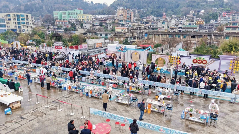 活動現場。