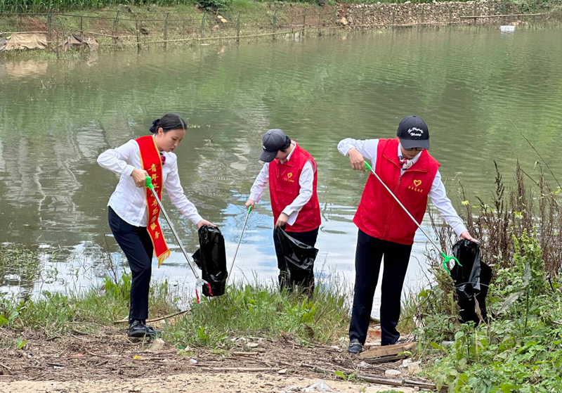 銀杏班開展志愿服務。
