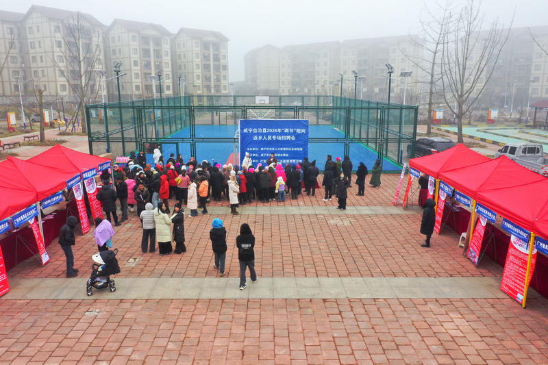 招聘會現場。