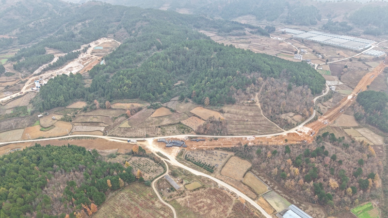 宣威水庫輸水工程施工現場。