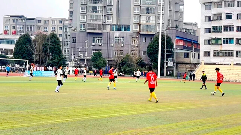 圖為比賽現場。