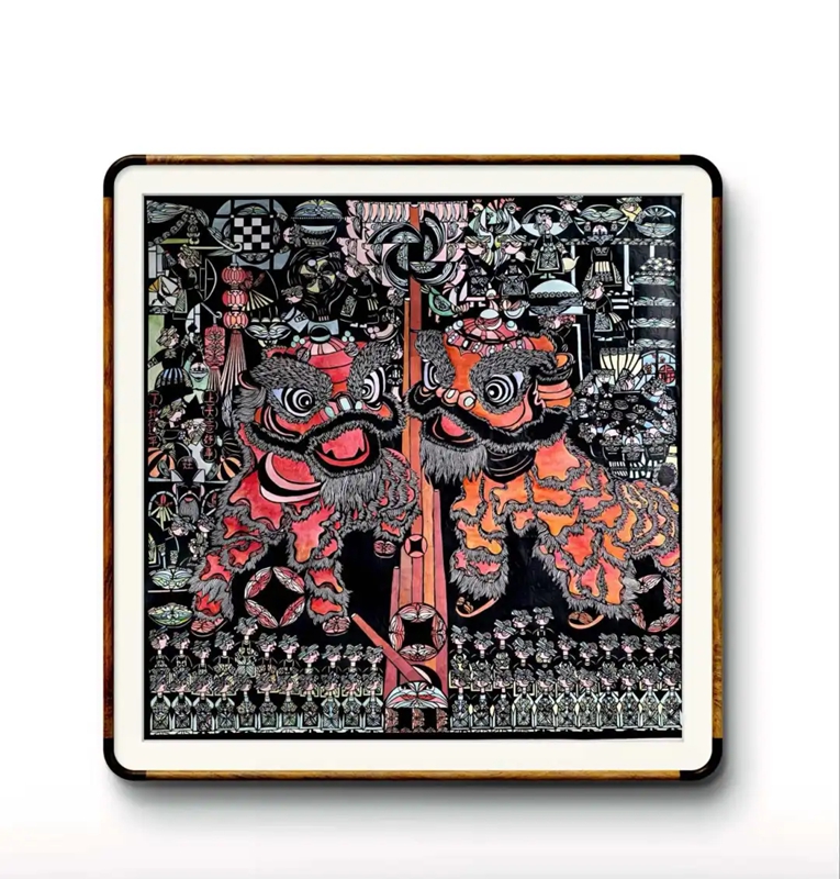 1、《我們的節(jié)日·春節(jié)》剪紙作品。曹梅梅、江露莎 供圖