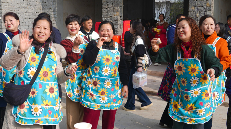 天龍屯堡年味濃。