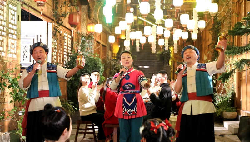 黔北祝酒歌。陳桂良攝