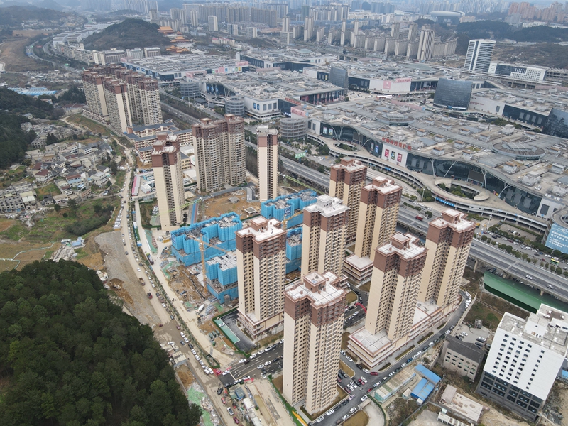 1 圖為觀山湖區金華鎮干井村棚戶區改造項目