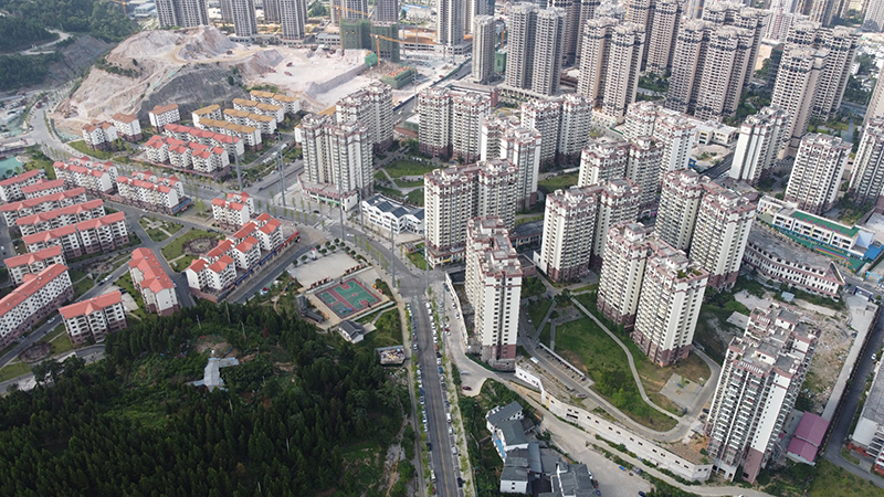 旺家社區全景圖。