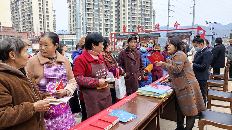 旺家社區開展法治宣傳活動。