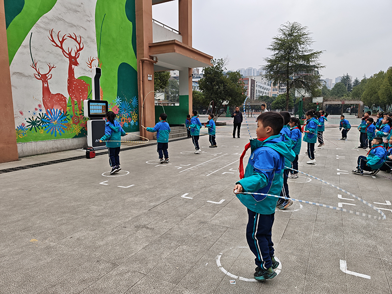 仁懷市鹽津第二小學 AI 智慧操場。