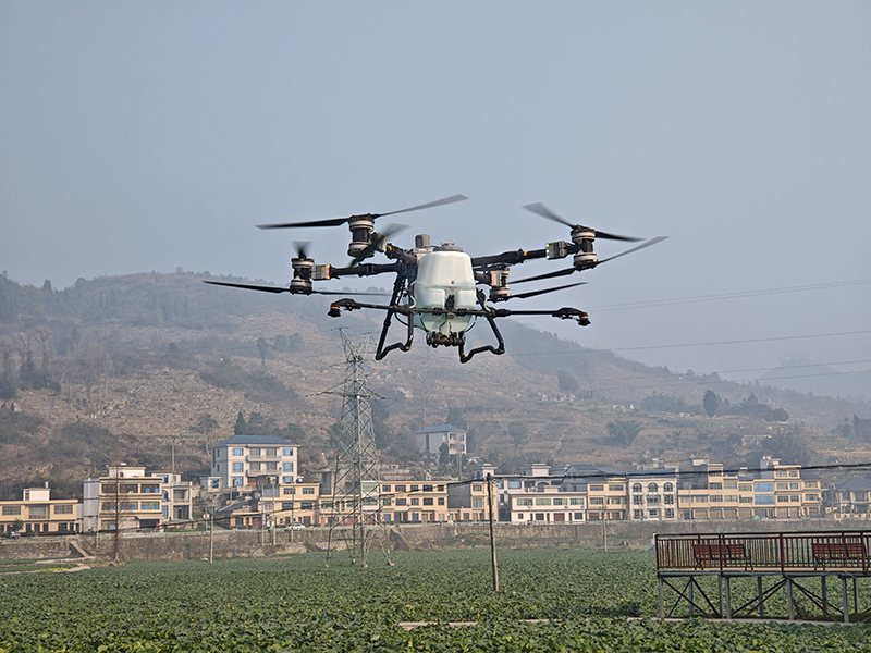 植保無人機飛防作業。
