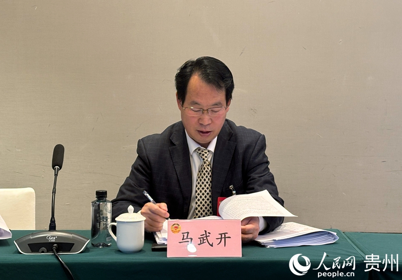 貴州省政協委員馬武開參加2026貴州省兩會。人民網記者 高華攝.jpg