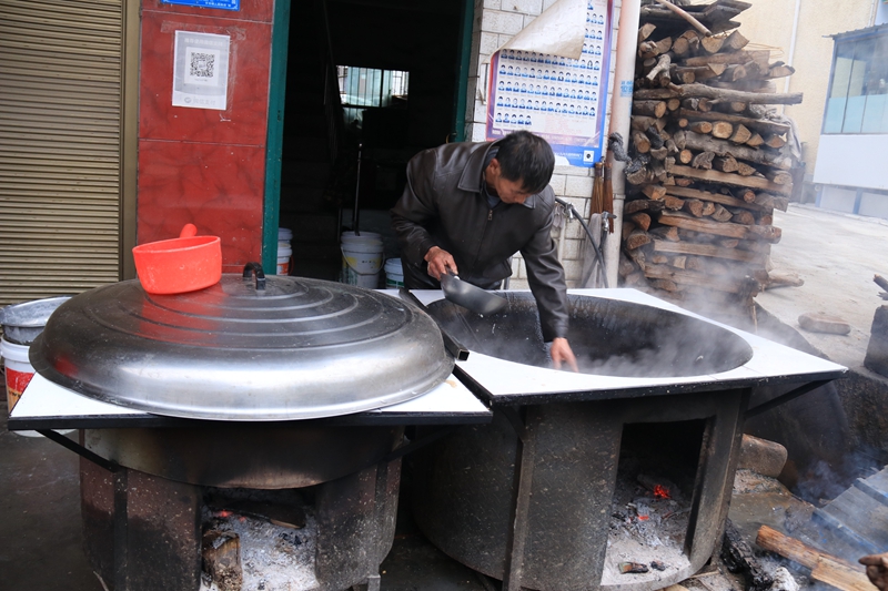 百年技藝灰豆腐成鄉村振興大產業。田家欣攝