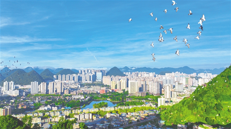 六盤水市中心城區一角。 孫大方 攝.jpg