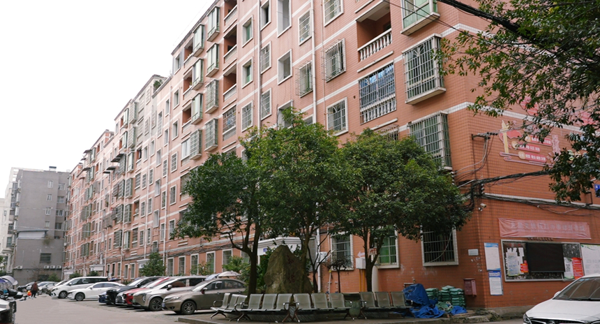 圖為老舊小區改造。