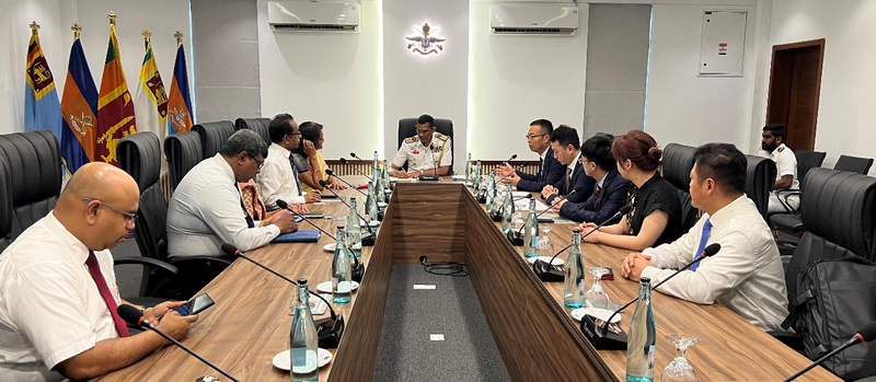 貴州大學代表團訪問斯里蘭卡多所高校。貴州大學供圖