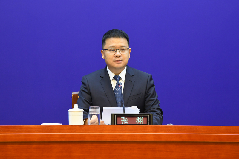 貴州省水利廳黨組成員、副廳長、新聞發言人張淵。