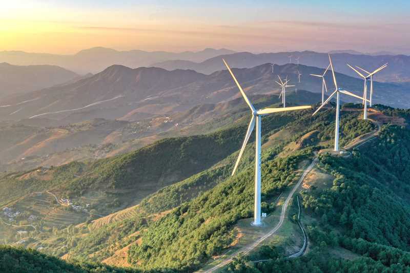 梅花山風電場。