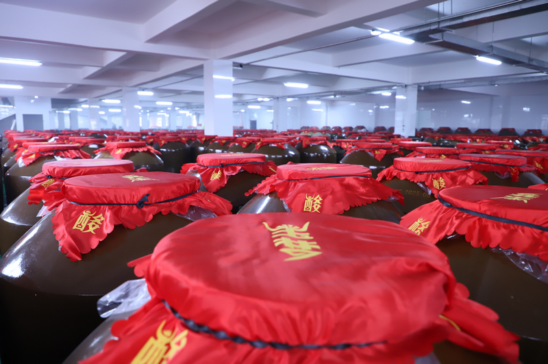 貴州玉夢食品(集團)有限公司發酵車間內一角。楊序成攝