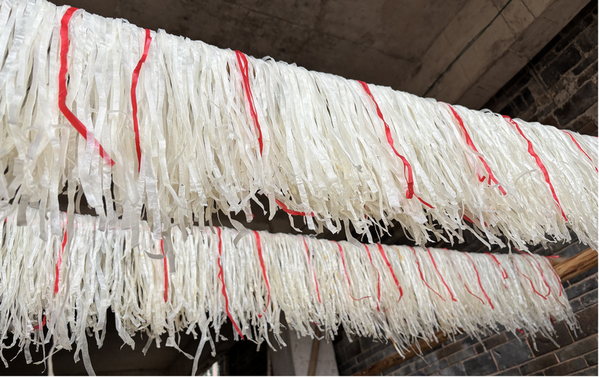 貴州玉屏：手工米粉飄香 侗鄉(xiāng)年味漸濃。