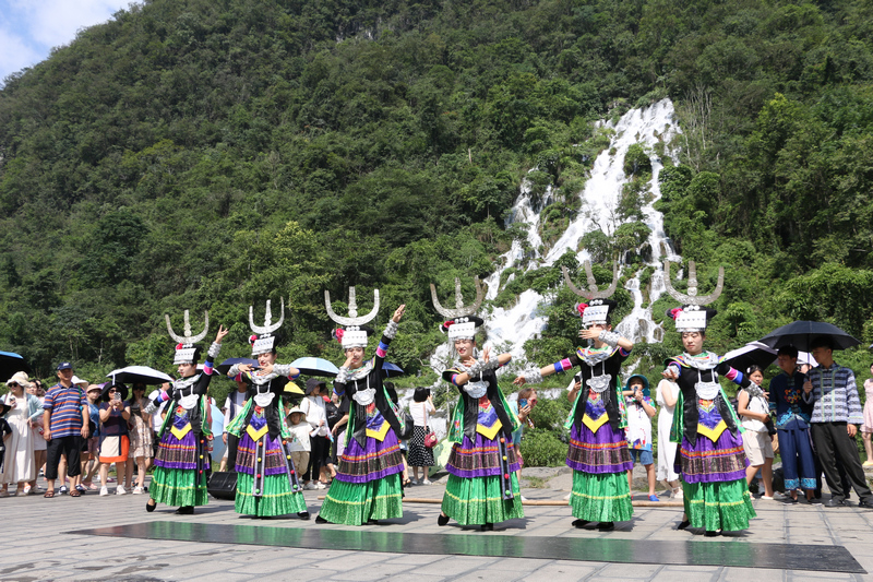 文化演出進景區活動。