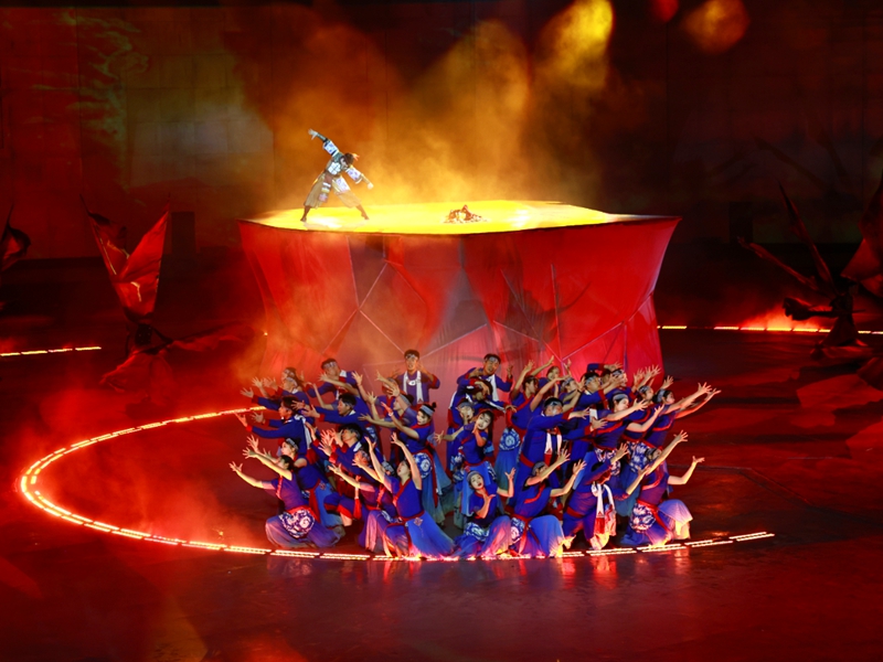 仰歐桑演出現場。