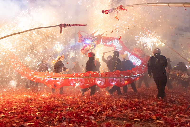 炸龍現(xiàn)場(chǎng)。
