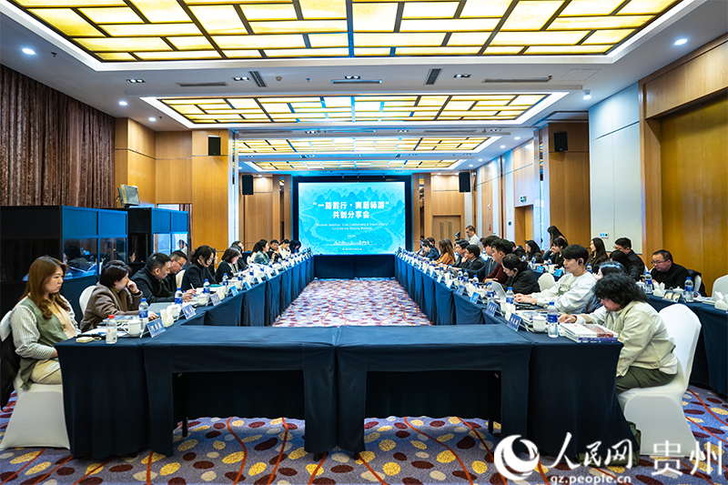 “一路黔行?爽居暢游”共創(chuàng)分享交流會(huì)。人民網(wǎng) 陽(yáng)茜攝
