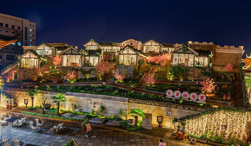 屯堡鄉(xiāng)愁宴。 湯玲玲 攝