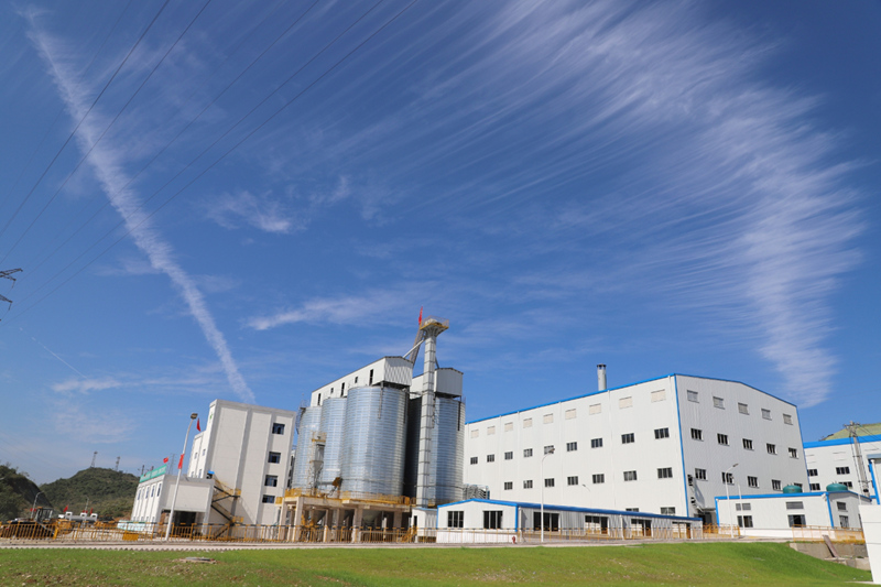 貴州磷化集團黔南基地一角。