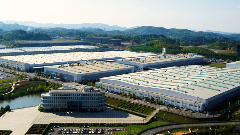 吉利汽車貴陽制造基地。