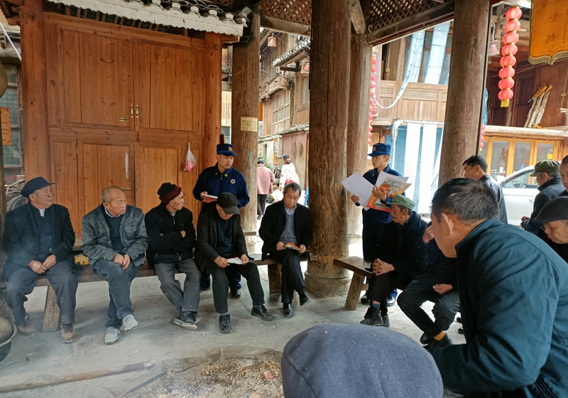 貴州黎平:消防安全宣傳培訓進景區 (1)