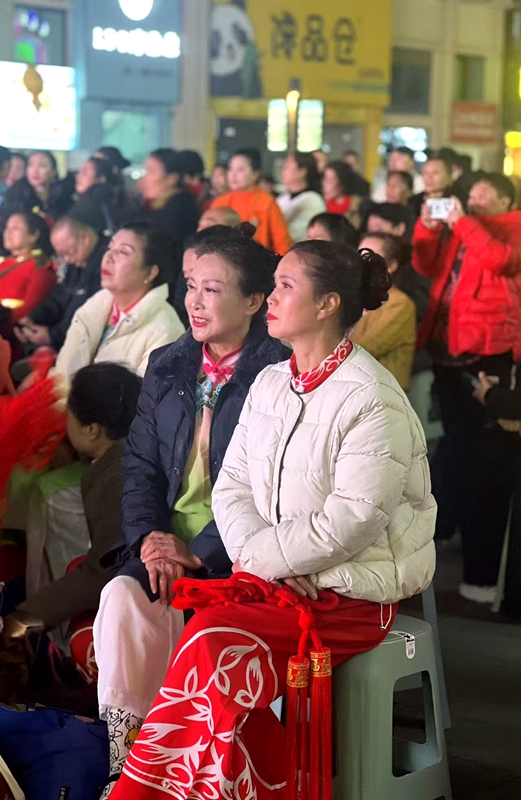 活動現場，群眾觀看表演。任思宇 攝 (3)