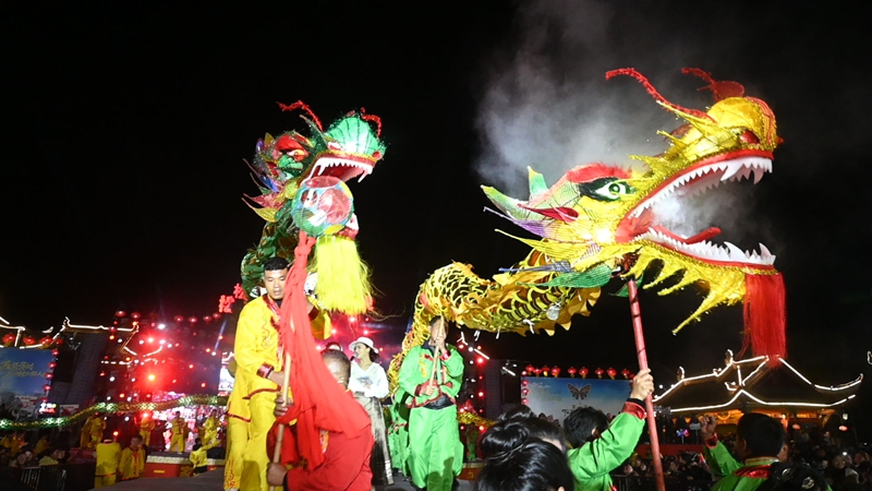 龍燈節目。