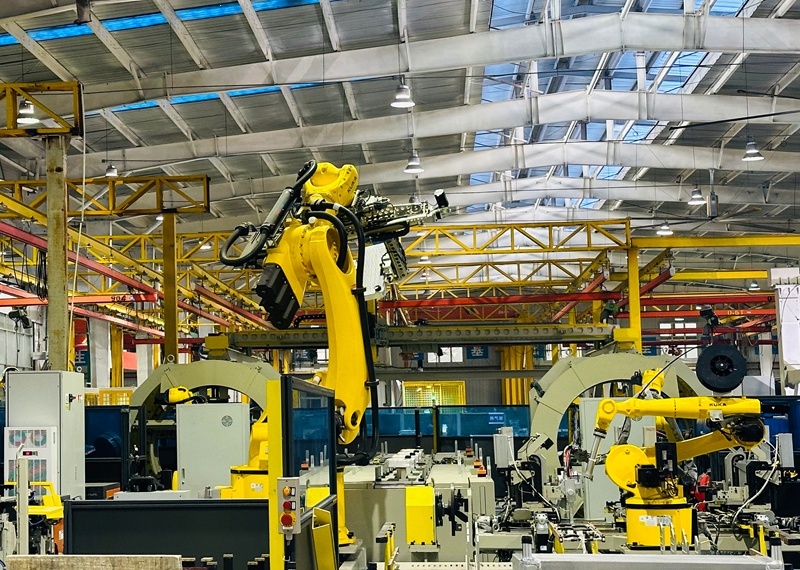 機器流水線高速運轉(zhuǎn)