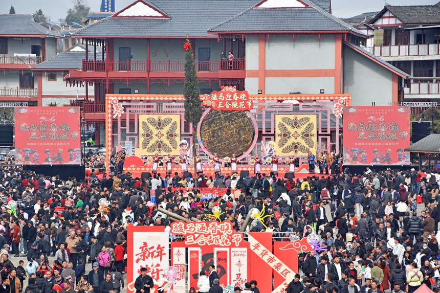 跳花節(jié)現(xiàn)場熱鬧非凡。安順經(jīng)開區(qū)融媒體中心供圖