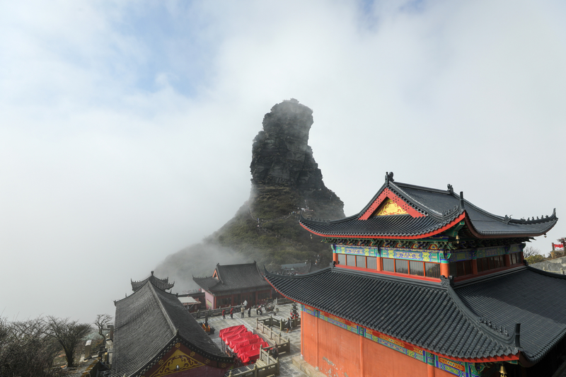 梵凈山景區(qū)初春美景。李鶴攝