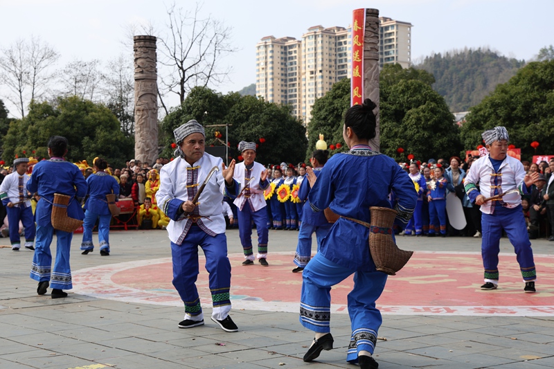 武術(shù)表演。