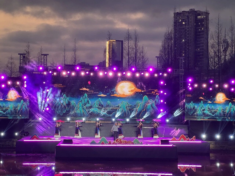 3 圖為安順2026 年春節 “村晚” 活動現場