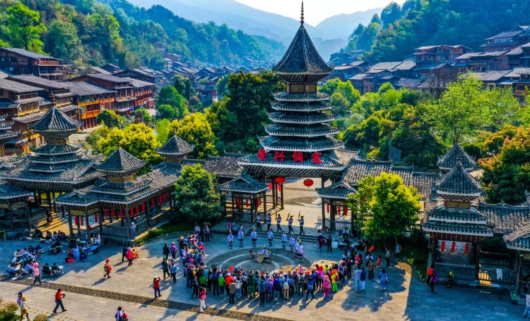 黎平肇興侗寨。貴州日報天眼新聞記者 陳慧 攝