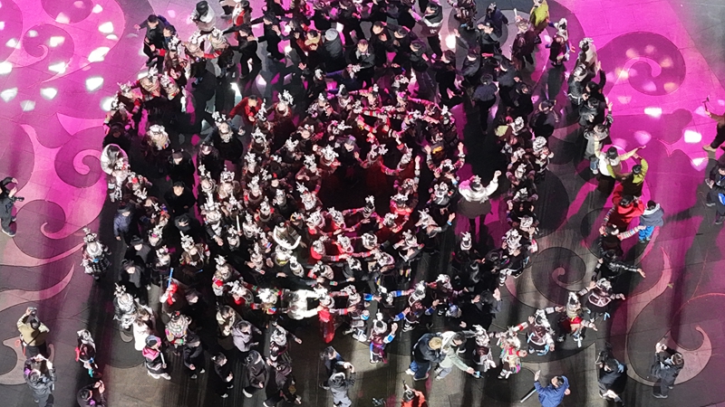 “村歌”活動現場。