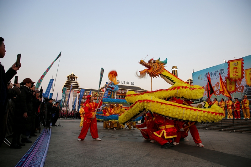 “村歌”活動現場。