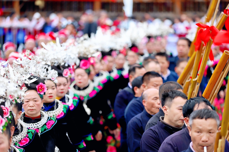 3月5日，2026凱里舟溪甘囊香蘆笙會(huì)開幕式表演.JPG