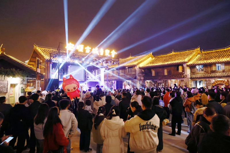 5、安順古城音樂會。 陳婷 攝