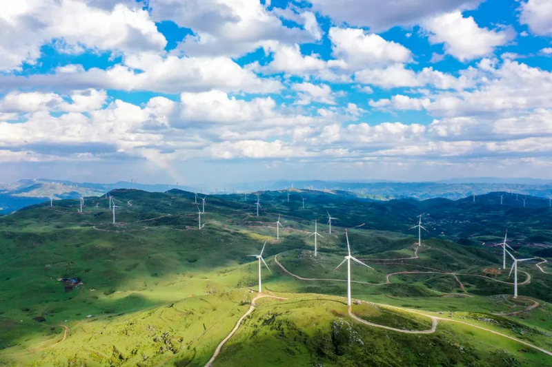 烏江源風(fēng)電場(chǎng)。何歡攝