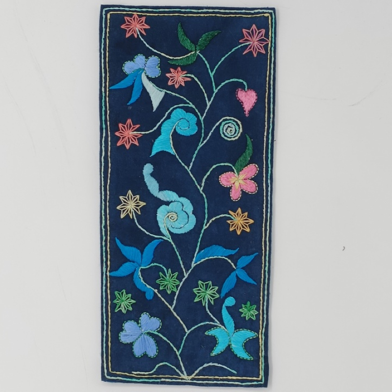 李利制作的八角花繡片作品。貴州省農(nóng)業(yè)農(nóng)村廳供圖