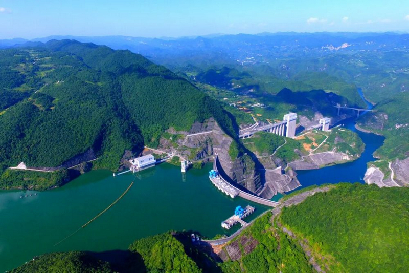 華電烏江公司構皮灘發電廠。