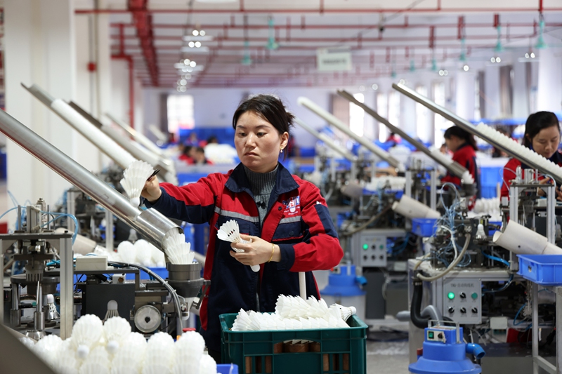 貴州錦屏羽毛球“飛”出產業新高度 (5)