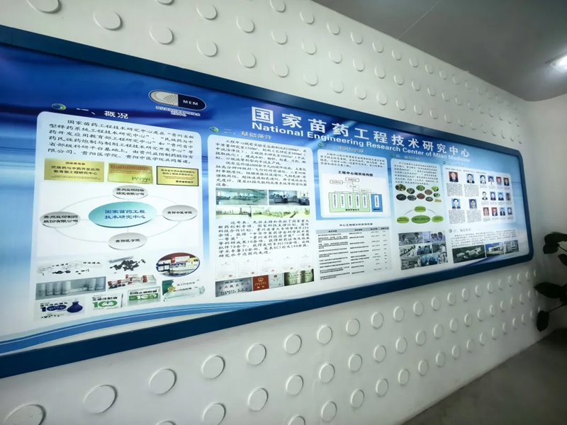 益佰制藥國家苗藥工程技術研究中心展廳。郭然攝
