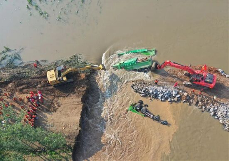 水電九局積極助力抗洪救災。