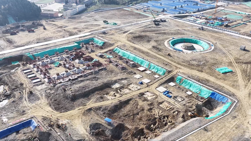 國家電投貴州金元金沙柳塘（2×660MW）煤電項(xiàng)目航拍圖。 胡鳳至攝.JPG