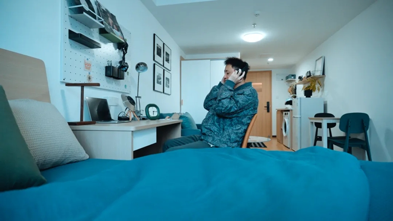 3.王財渝居住的房間。